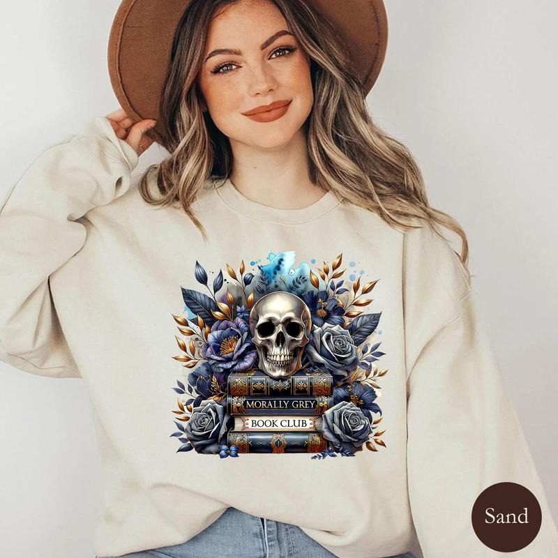 Morally Grey Sweatshirt, Dark Romance Hoodie, Bookish Merch, Reader Gifts, Reading, Smut, Romantic, Spicy Book Unisex...