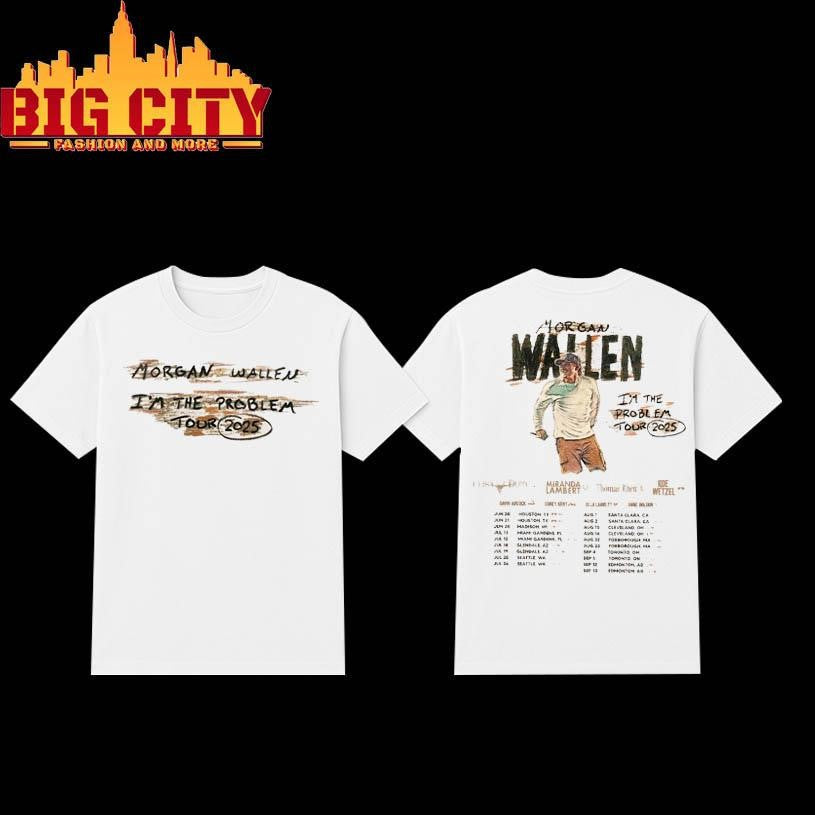 Morgan Wallen I’m The Problem Tour 2025 Two Sided Shirt