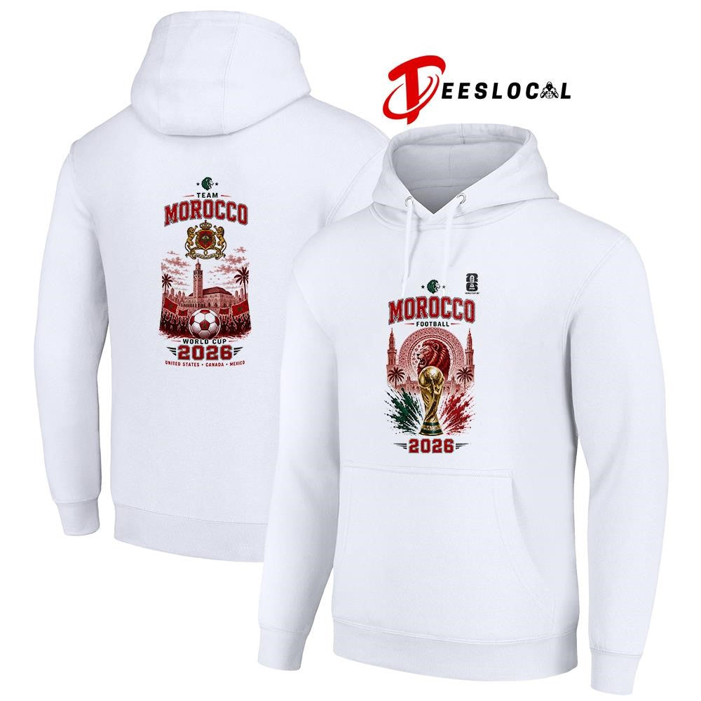 Morocco World Cup trophy graphic shirt