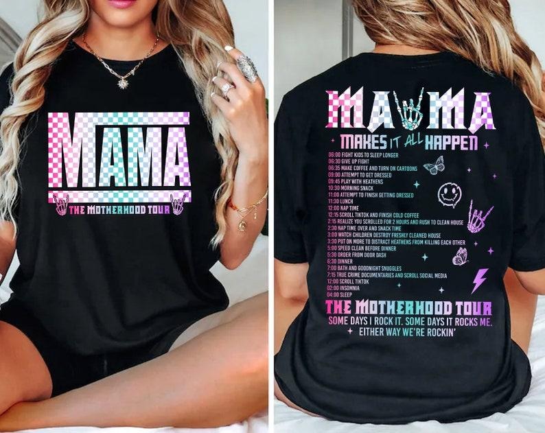 Motherhood  , Some Days I Rock It  , Mama lighting bold  , Mama Funny Tour, Mother's Day Funny  , Mama Skeleton  , Mama...
