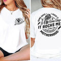 Motherhood Some Day I Rock It Shirt Double Sided Shirt Mama Shirt Motherhood Rock Skeleton Shirt Motherhood Crewneck...
