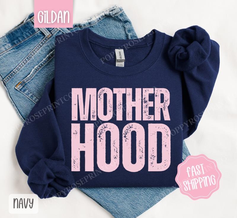 Motherhood Sweatshirt, Mama Crewneck, Cute Women's Sweater, Gift for Her T-Shirts, Hoodie | CiraTrend.com