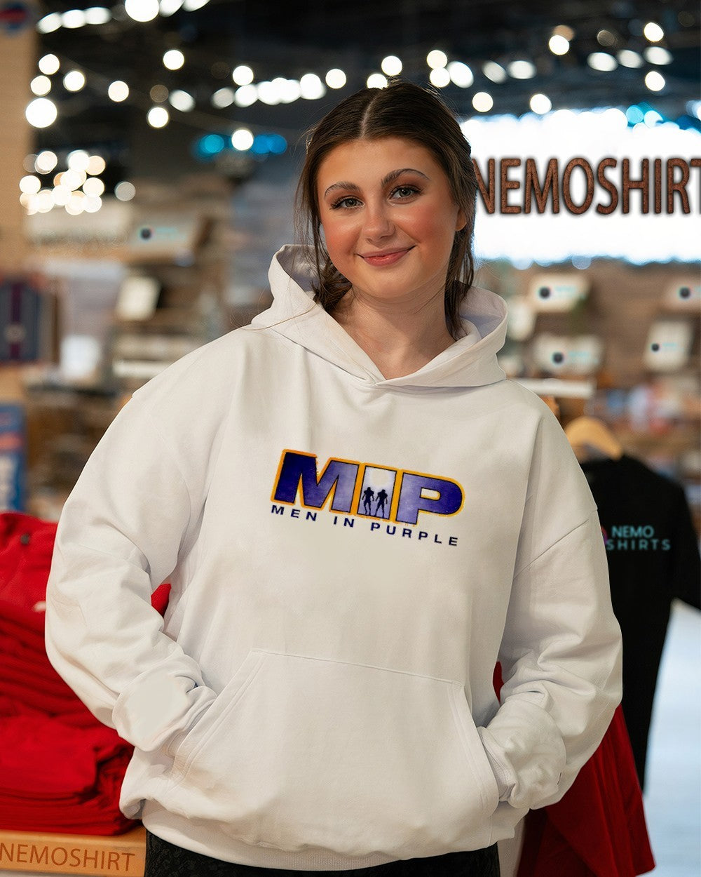 Mount Pulaski High School Men in Purple M.I.P. shirt