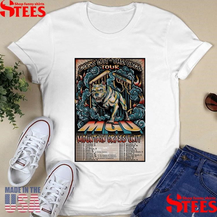 Mountain Grass Unit Tour Dog’s Out The Cage 2026 Shirt