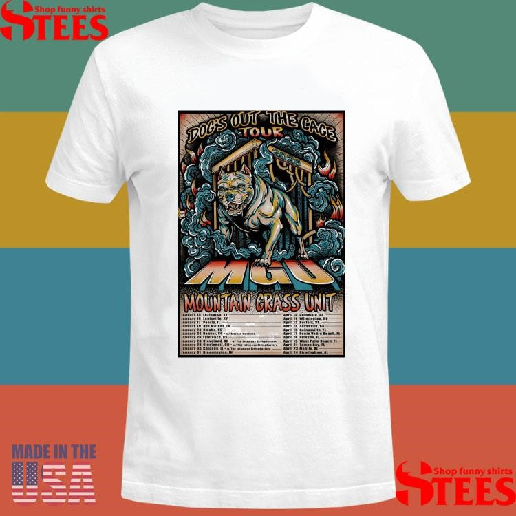 Mountain Grass Unit Tour Dog’s Out The Cage 2026 Shirt