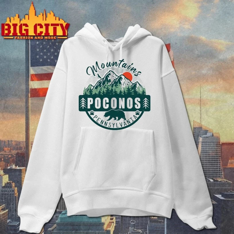 Mountains Poconos Pennsylvania Bear shirt