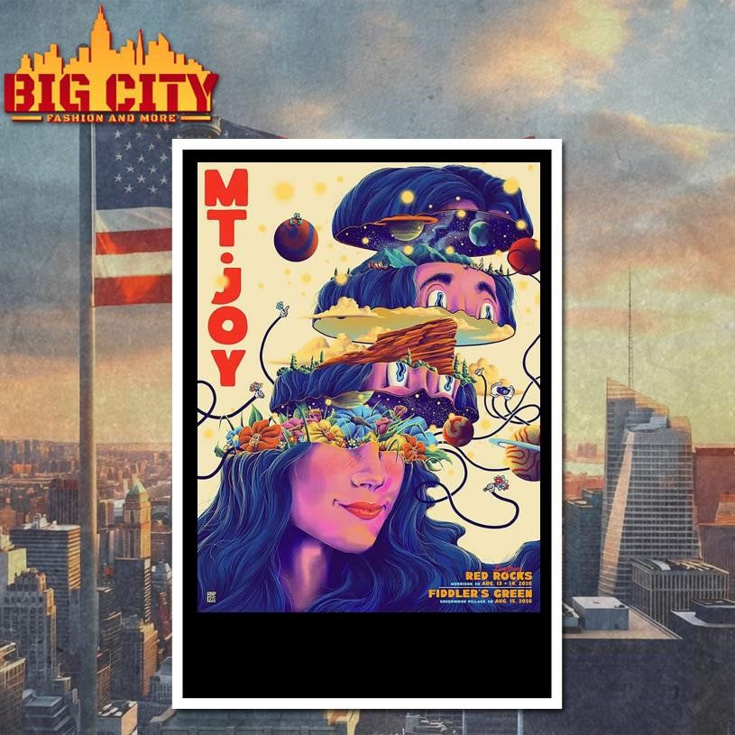 Mt Joy Colorado 2026 Shows Poster Shirt