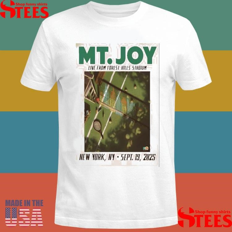 Mt. Joy 9-16-2025 Live From Forest Hills Stadium New York Ny T-shirt