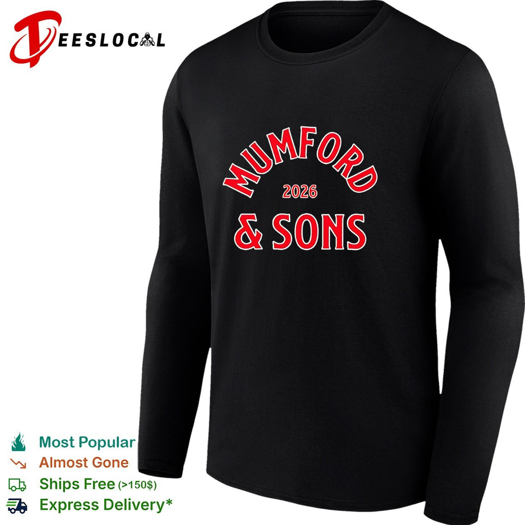 Mumford and Sons Boston MA Tour On June 22 2026 shirt