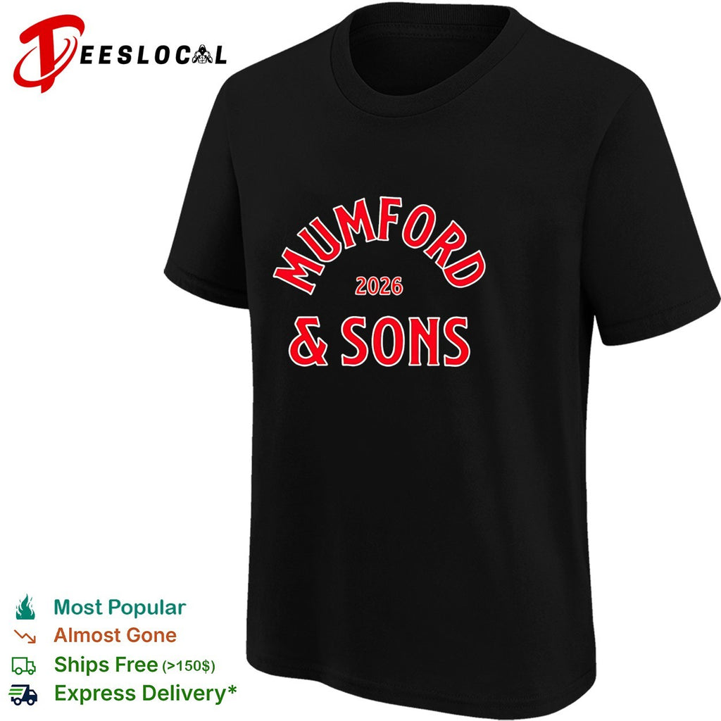 Mumford and Sons Boston MA Tour On June 22 2026 shirt