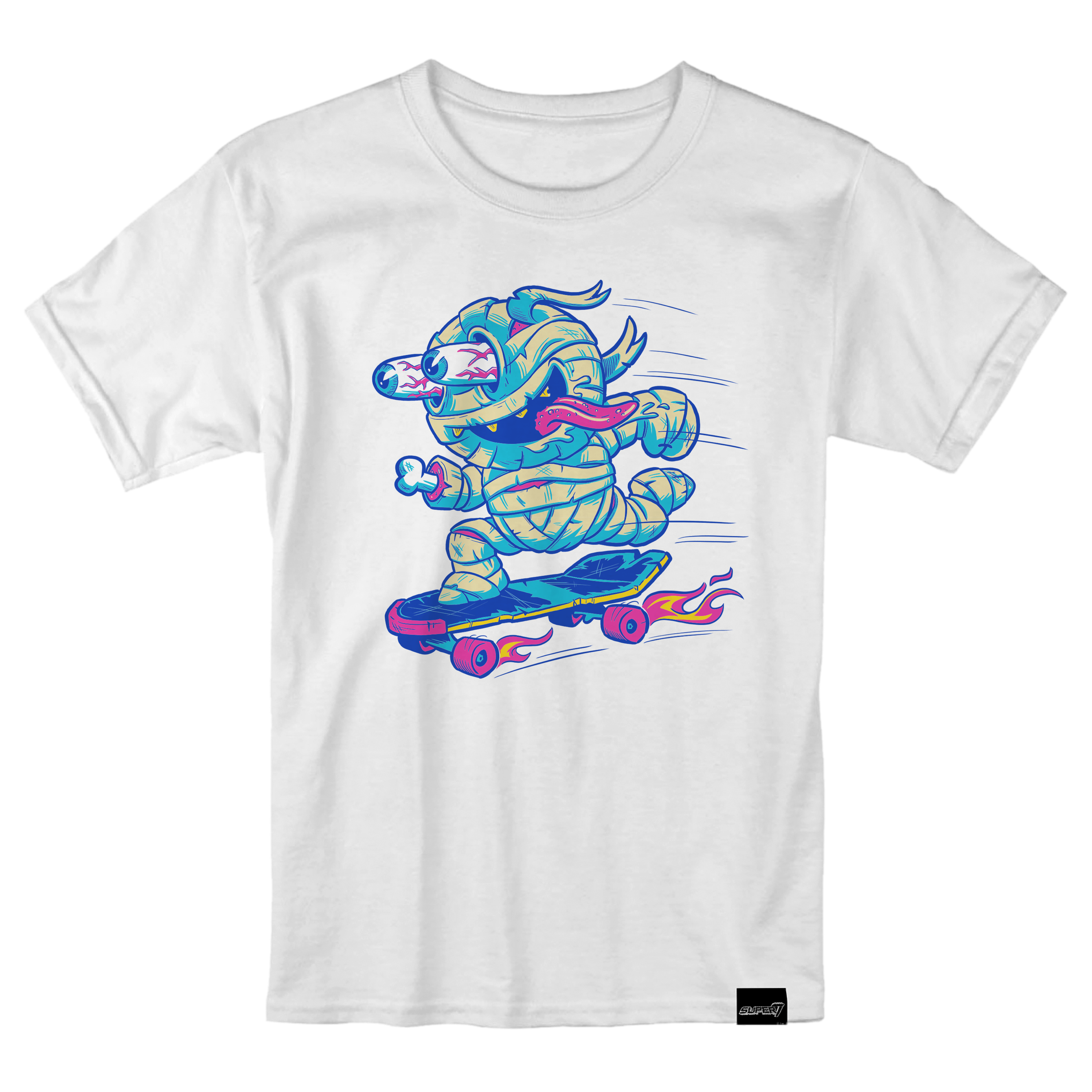 Super7 T-Shirt - Skating Mummy Boy Hoodie, Sweatshirt | CiraTrend.com
