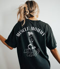 Muscle Mommy Oversized Lifting Club Tshirt Pump Cover For Weightlifting Bodybuilding Squats Deadlift Gift For Girlfriend...
