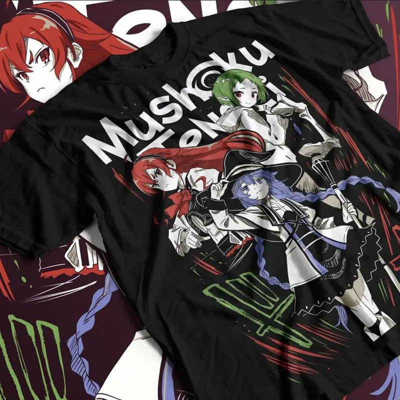Mushoku Tensei Roxy Migurida Unisex Tee, Anime Shirt, Manga Lover Shirt, Anime Graphic Tee Cotton Menswear Hoodie, Sweatshirt