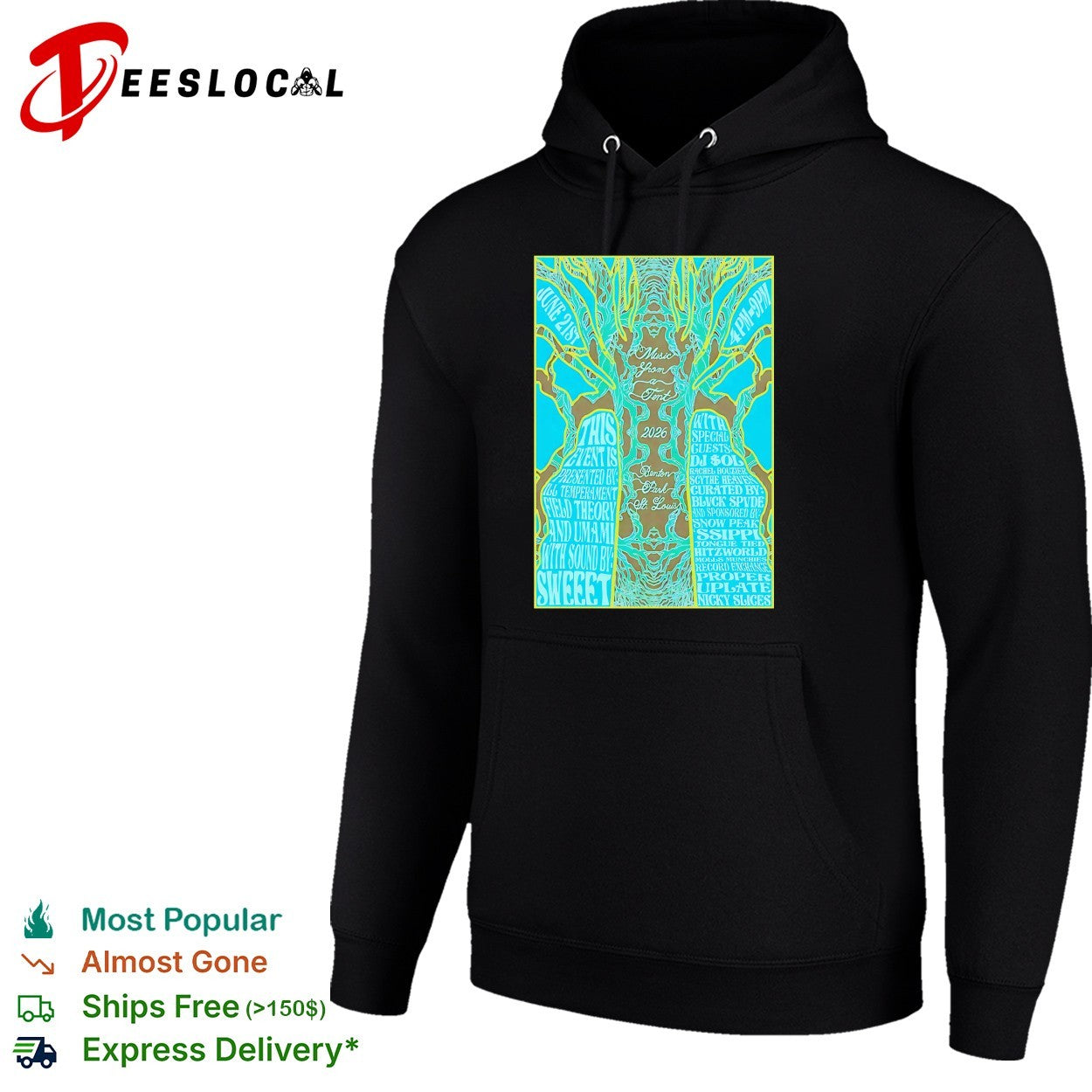 Music from a tent 2026 Benton Park St Louis poster shirt