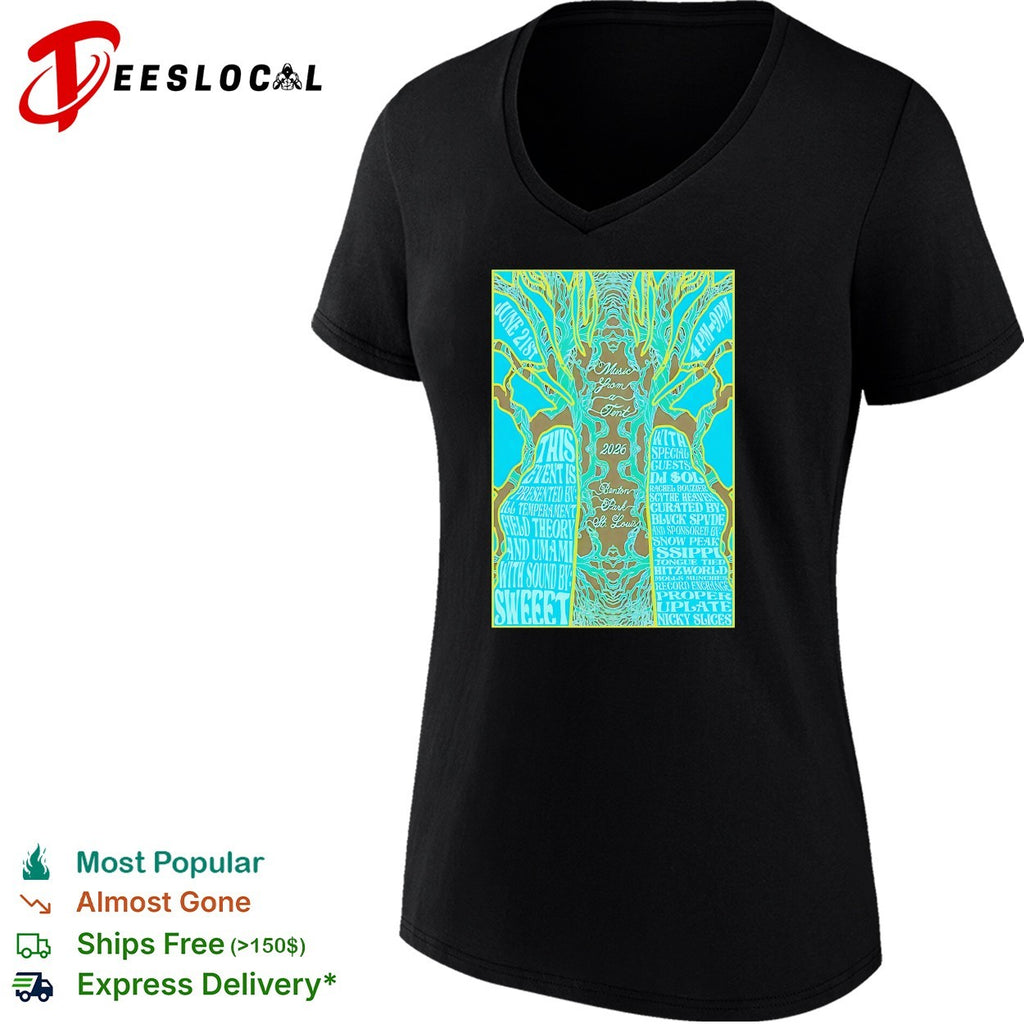 Music from a tent 2026 Benton Park St Louis poster shirt