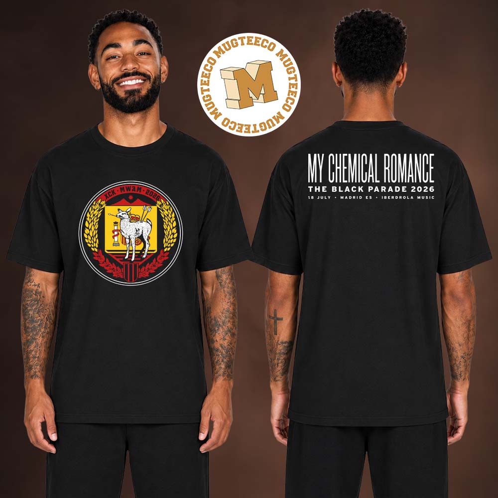 My Chemical Romance Madrid ES 2026 Event Tee The Black Parade Tour 2026 At Iberdrola Music July 18 2026 Unisex T-Shirt