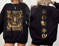 My House My Chair My Woman T-shirt, Sweatshirt, Xaden Riorson Hoodie, Fourth Wing, Iron Flame, Dragon Riders | CiraTrend.com