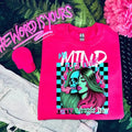 My Mind is At War Every Single Day Heliconia Crewneck Sweatshirt, Womenwear, Casual, Cute Graphic, Skeleton, Mental...