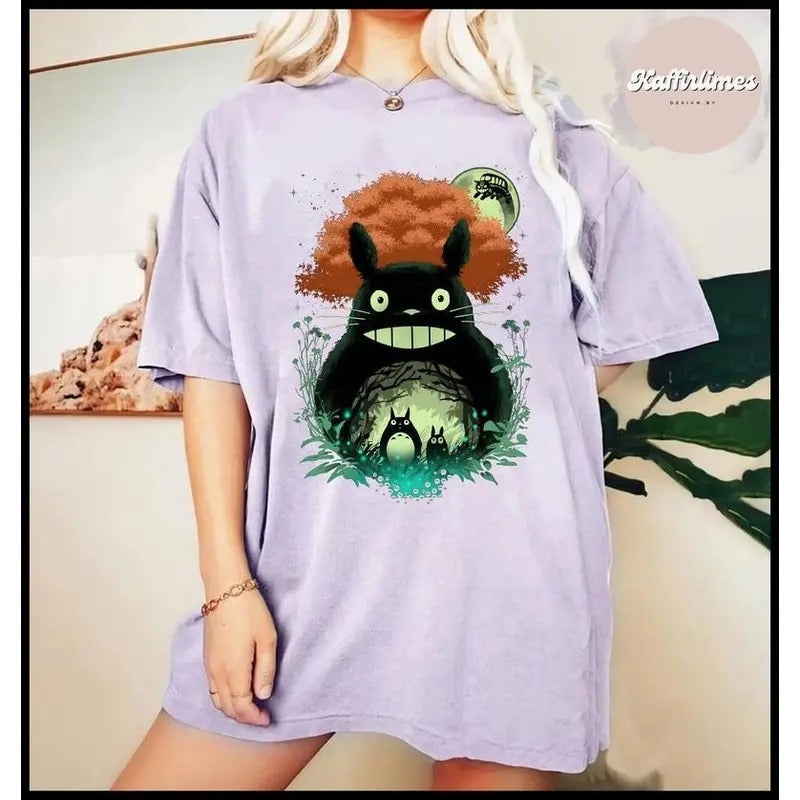 My Neighbor Totoro, Totoro T-Shirt, Studio Ghibli T-Shirt, Ghibli Shirt, Hayao Miyazaki, Studio Ghibli Gift, Cartoon...