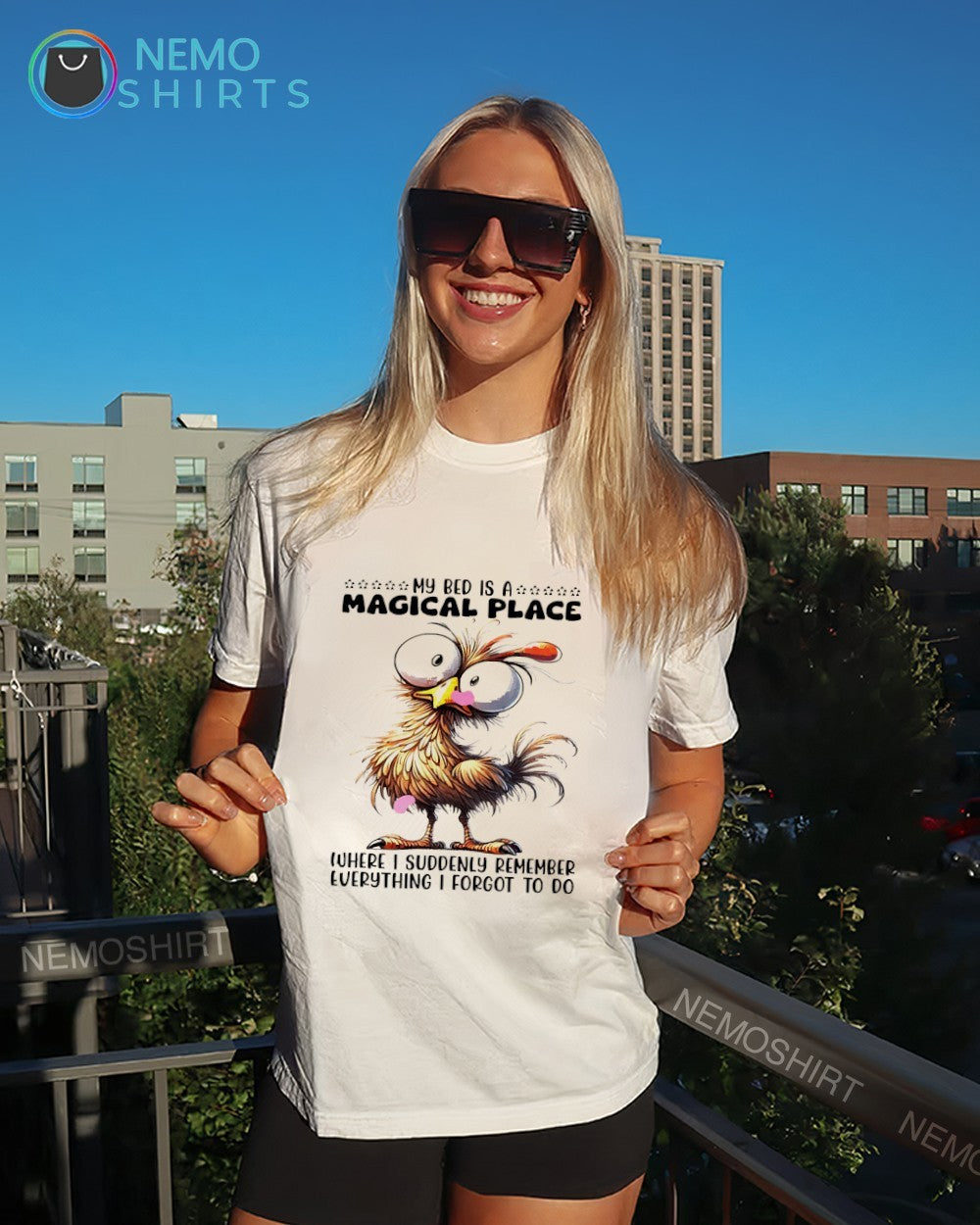 My bed is a magical place where I suddenly remember everything I forgot to do shirt