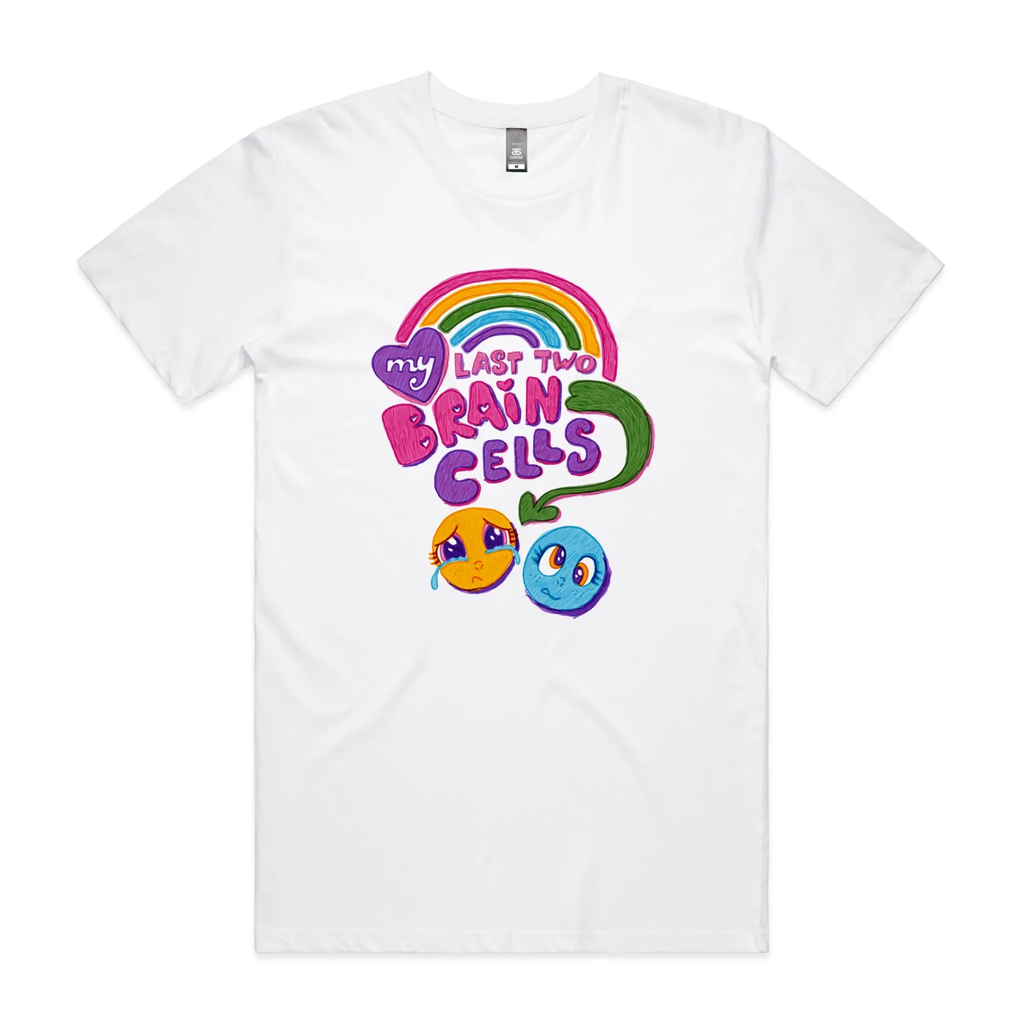 My Last Two Brain Cells Tee Hoodie, Sweatshirt | CiraTrend.com (Image 1)