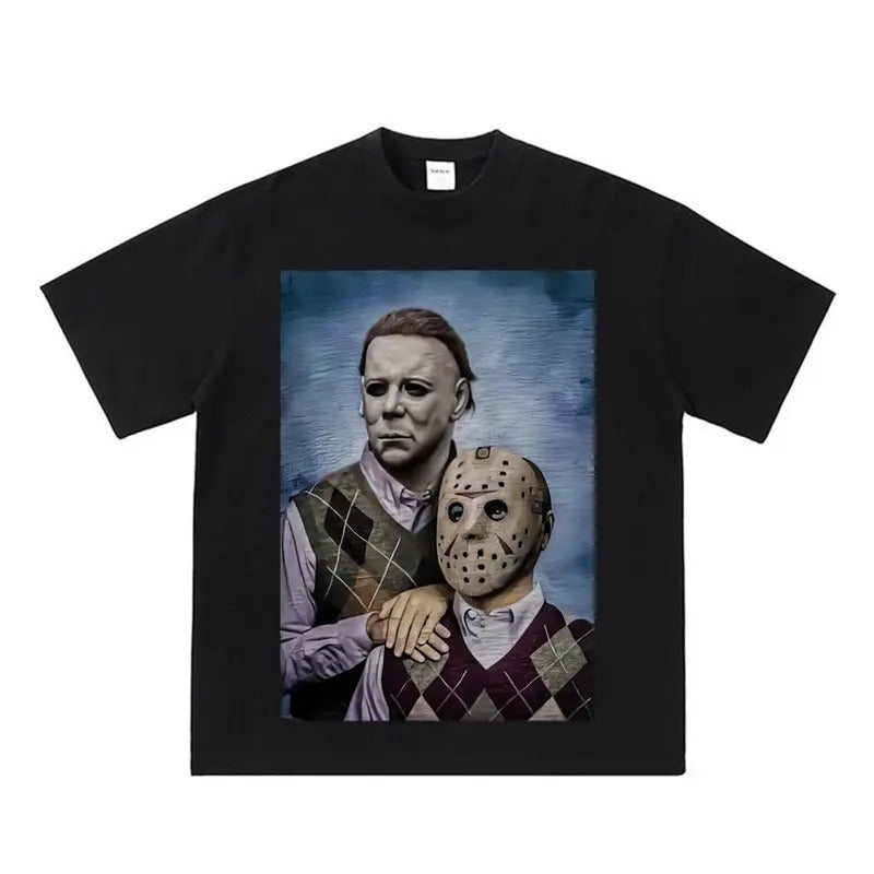 Myers and Jason Voorhees T-shirt Step Brothers Movie Halloween Frights Hoodie, Sweatshirt | CiraTrend.com