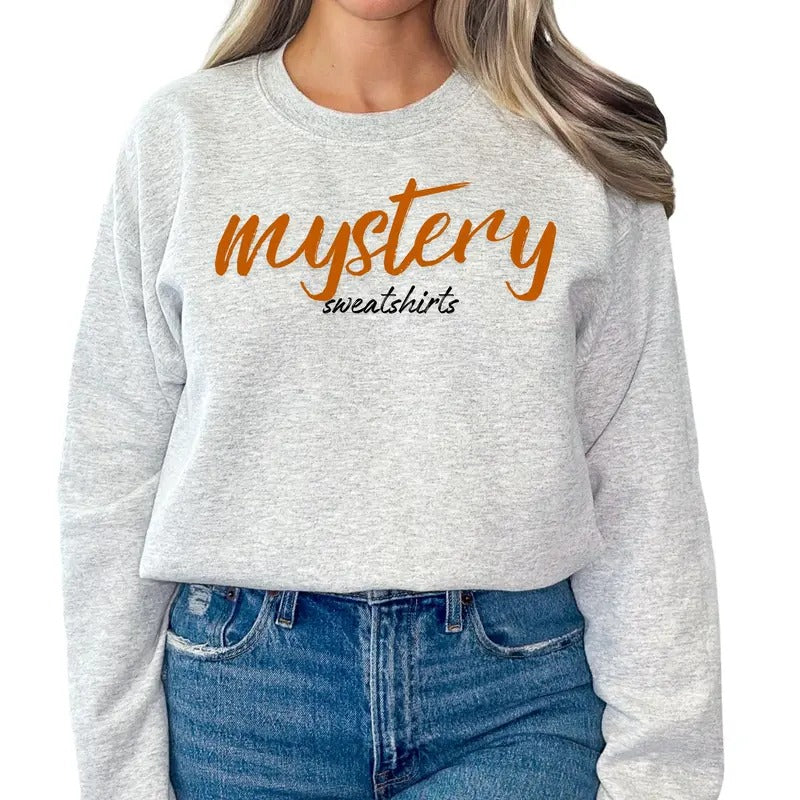 Mystery Bundle 2 Halloween Sweatshirts TSHIRTS, Bundle Unisex Sizing, Halloween Bundle, Mom Bundle, Crewneck Sweatshirt, Womenswear, Skull, Skeleton, TWO Casual Long Sleeve Pullover Sweatshirt, Mystery Women's Sweatshir Tops Hoodie Fitted