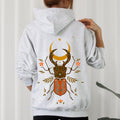 Mystical Animal, Fern, Botanical Floral Hoodie T-Shirts, Sweatshirt | CiraTrend.com