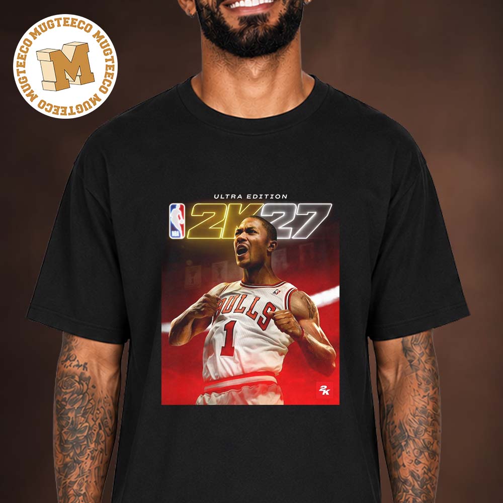 NBA 2K27 Ultra Edition Cover Athlete Derrick Rose Unisex T Shirt
