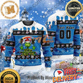 NBA Grinch Fuck Them Oklahoma City Thunder Custom Name Ugly Christmas Sweater
