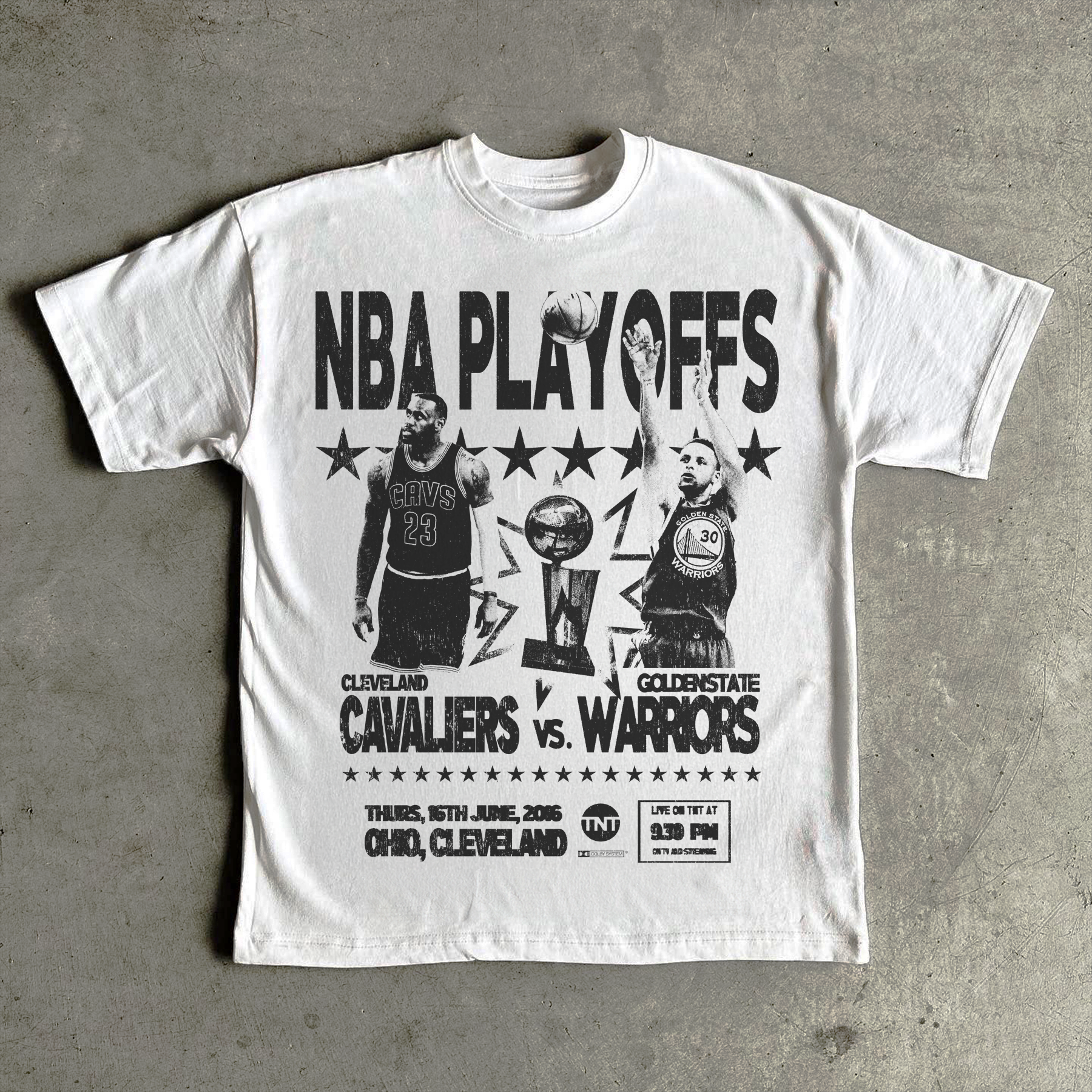 2016 'NBA PLAYOFFS' HEAVYWEIGHT TITLE CARD T-SHIRT Hoodie, Sweatshirt | CiraTrend.com (Image 1)