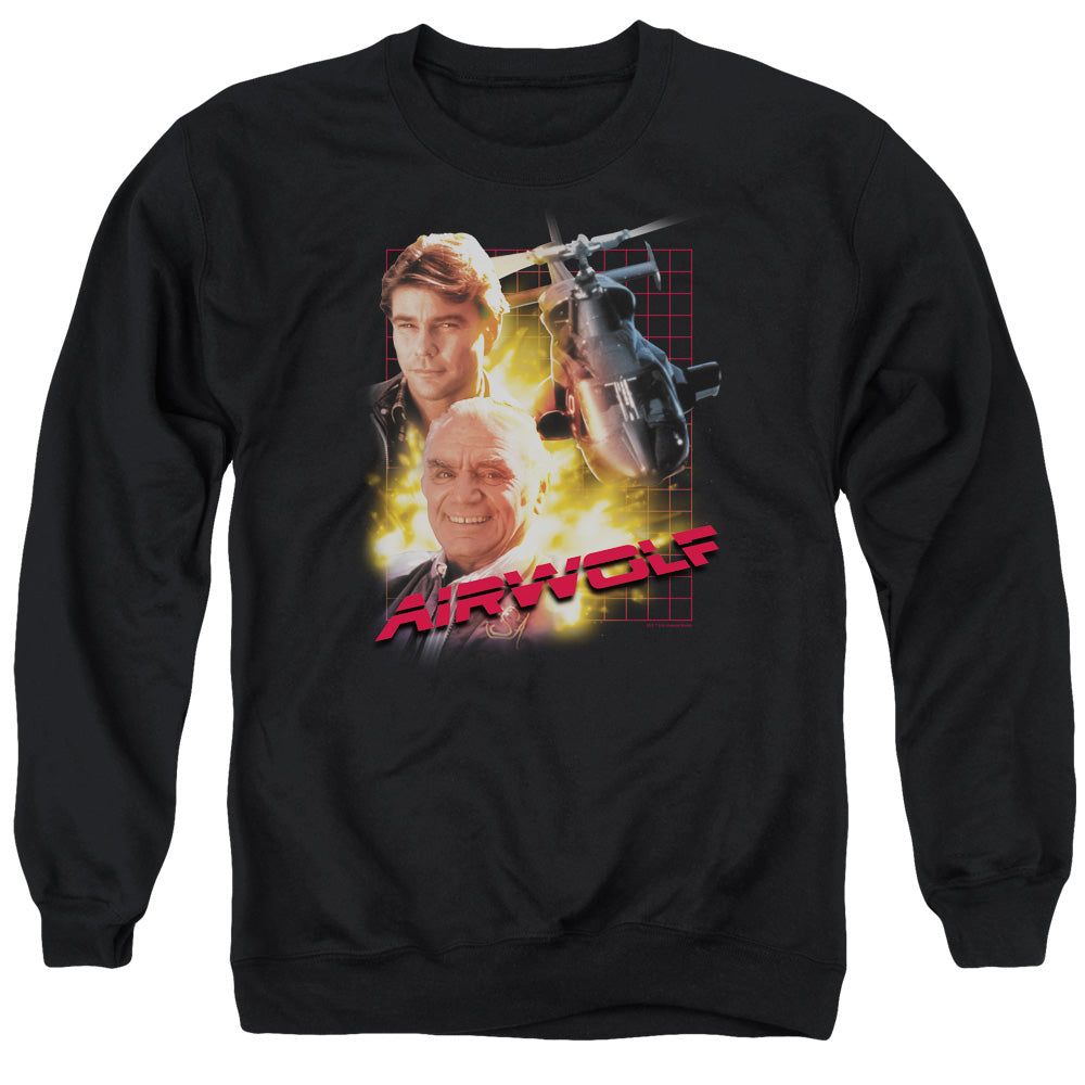 Airwolf Airwolf Mens Crewneck Sweatshirt Black T-Shirts, Hoodie | CiraTrend.com
