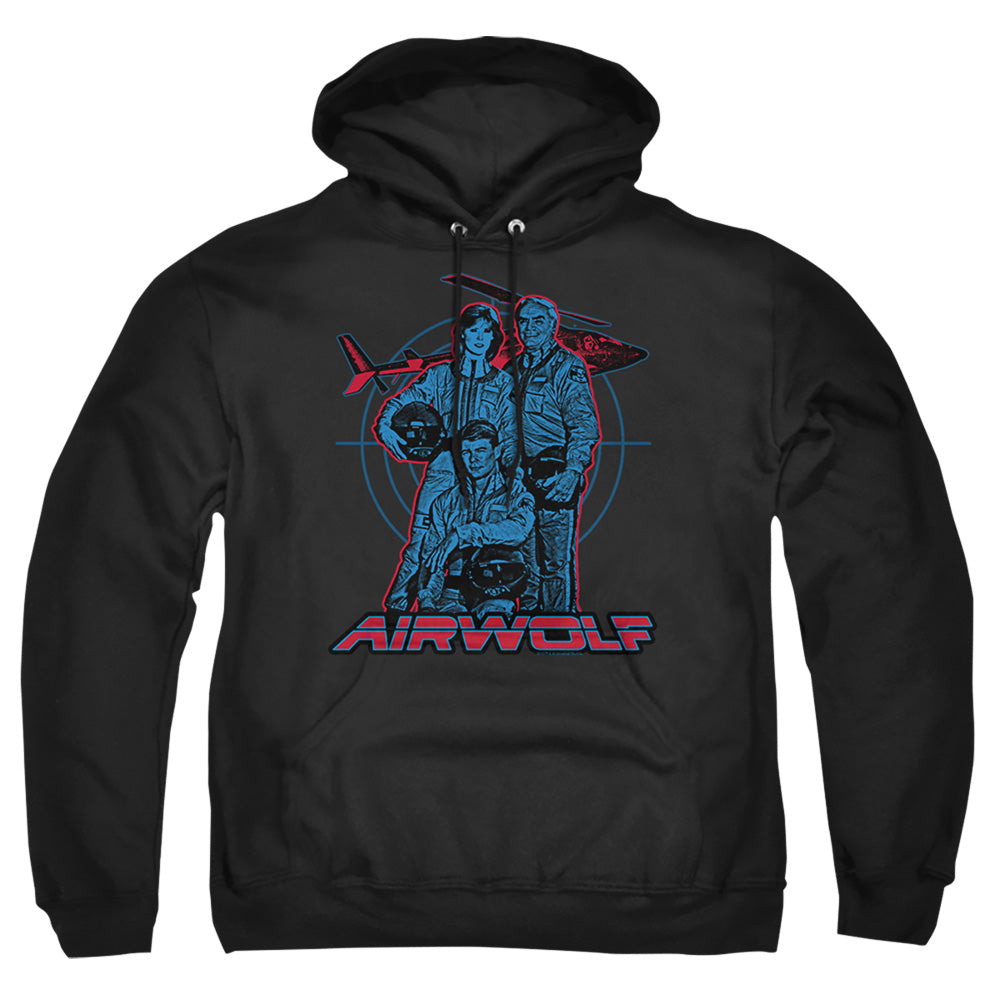 Airwolf Graphic Mens Hoodie Black T-Shirts, Sweatshirt | CiraTrend.com (Image 1)