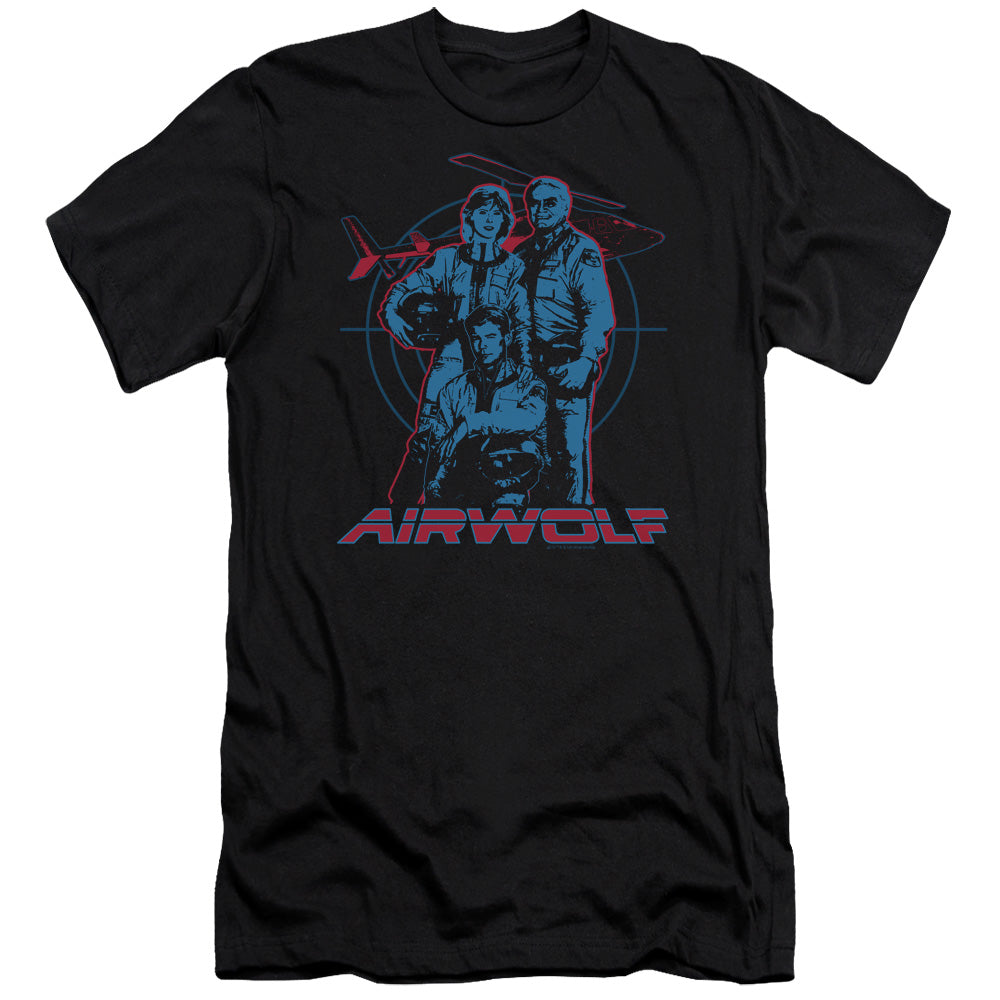Airwolf Graphic Premium Bella Canvas Slim Fit Mens T Shirt Black Hoodie, Sweatshirt | CiraTrend.com