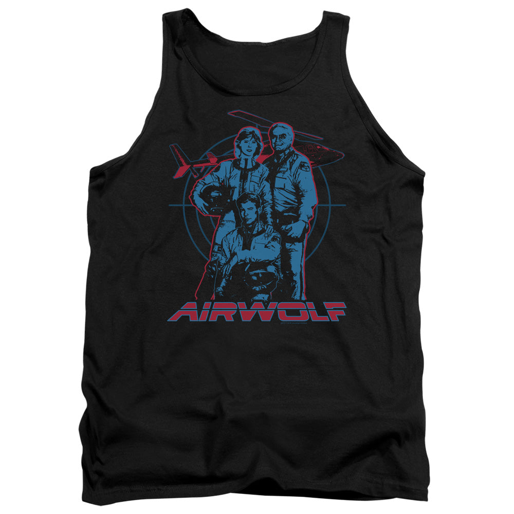 Airwolf Graphic Mens Tank Top Shirt Black Black Hoodie, Sweatshirt | CiraTrend.com