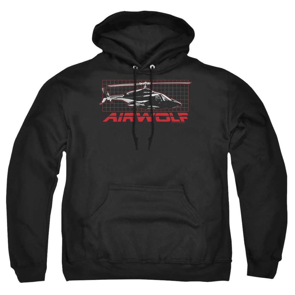 Airwolf Grid - Pullover Hoodie T-Shirts, Sweatshirt | CiraTrend.com