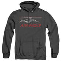 Airwolf Grid Mens Heather Hoodie Black T-Shirts, Sweatshirt | CiraTrend.com (Image 1)