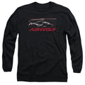 Airwolf Grid Mens Long Sleeve Shirt Black Black Hoodie, Sweatshirt | CiraTrend.com (Image 1)