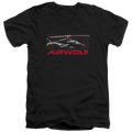 Airwolf Grid - Men's V-Neck T-Shirt Hoodie, Sweatshirt | CiraTrend.com