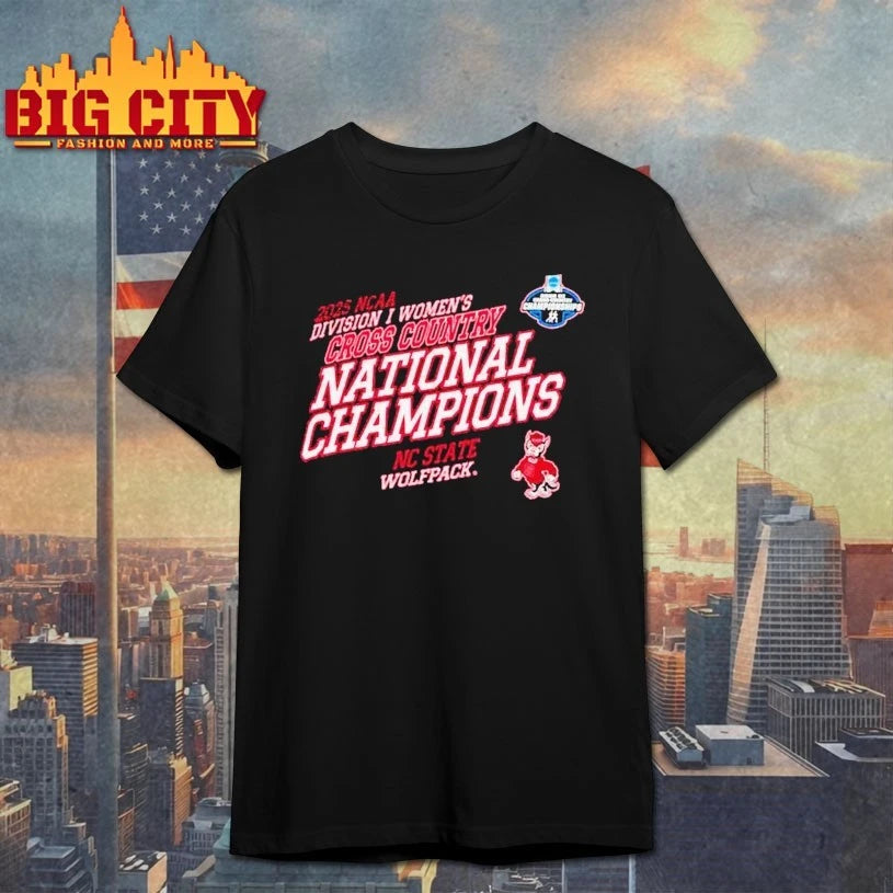NC State Wolfpack 2025 NCAA Women’s Cross Country National Champions shirt