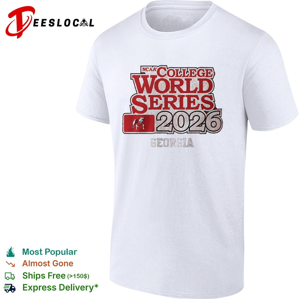 NCAA College World Series 2026 Georgia Bulldogs Baseball Tournament Champion shirt