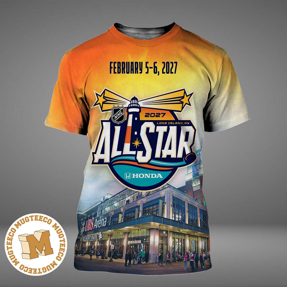 NHL All Star Honda 2027 Long Island NY Event Poster At USB Arena On February 5 6 2027 All Over Print Shirt