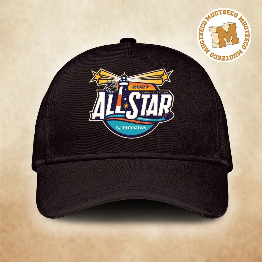 NHL All Star Honda 2027 Long Island NY Event Poster At USB Arena On February 5 6 2027 Classic Cap Hat Snapback