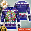 NHL New York Rangers Cute 12 Grinch Faces Xmas Day Men And Women Ugly Christmas Sweater