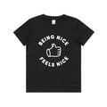 Being Nice Feels Nice Kids Tee Hoodie, Sweatshirt | CiraTrend.com (Image 1)
