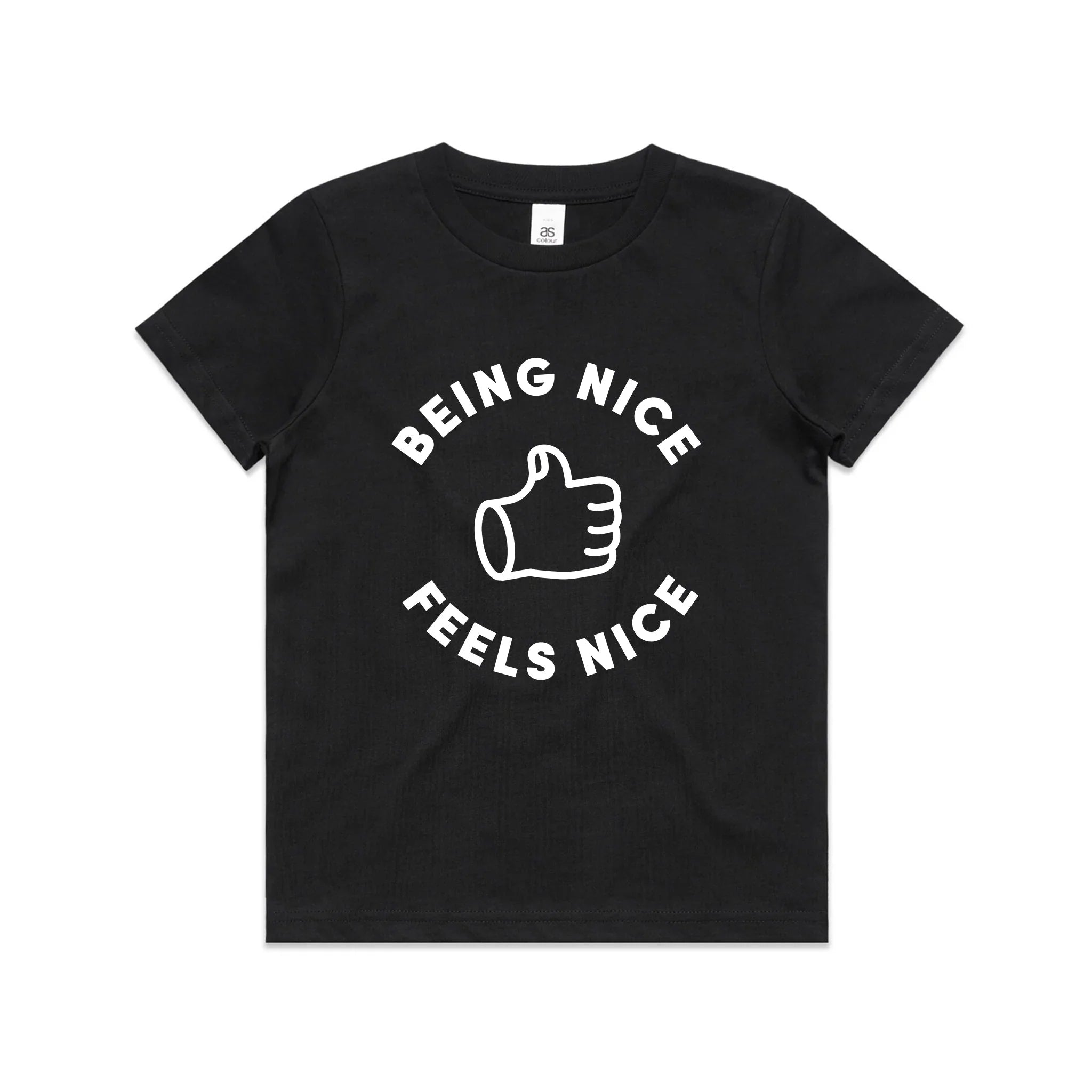 Being Nice Feels Nice Kids Tee Hoodie, Sweatshirt | CiraTrend.com (Image 1)