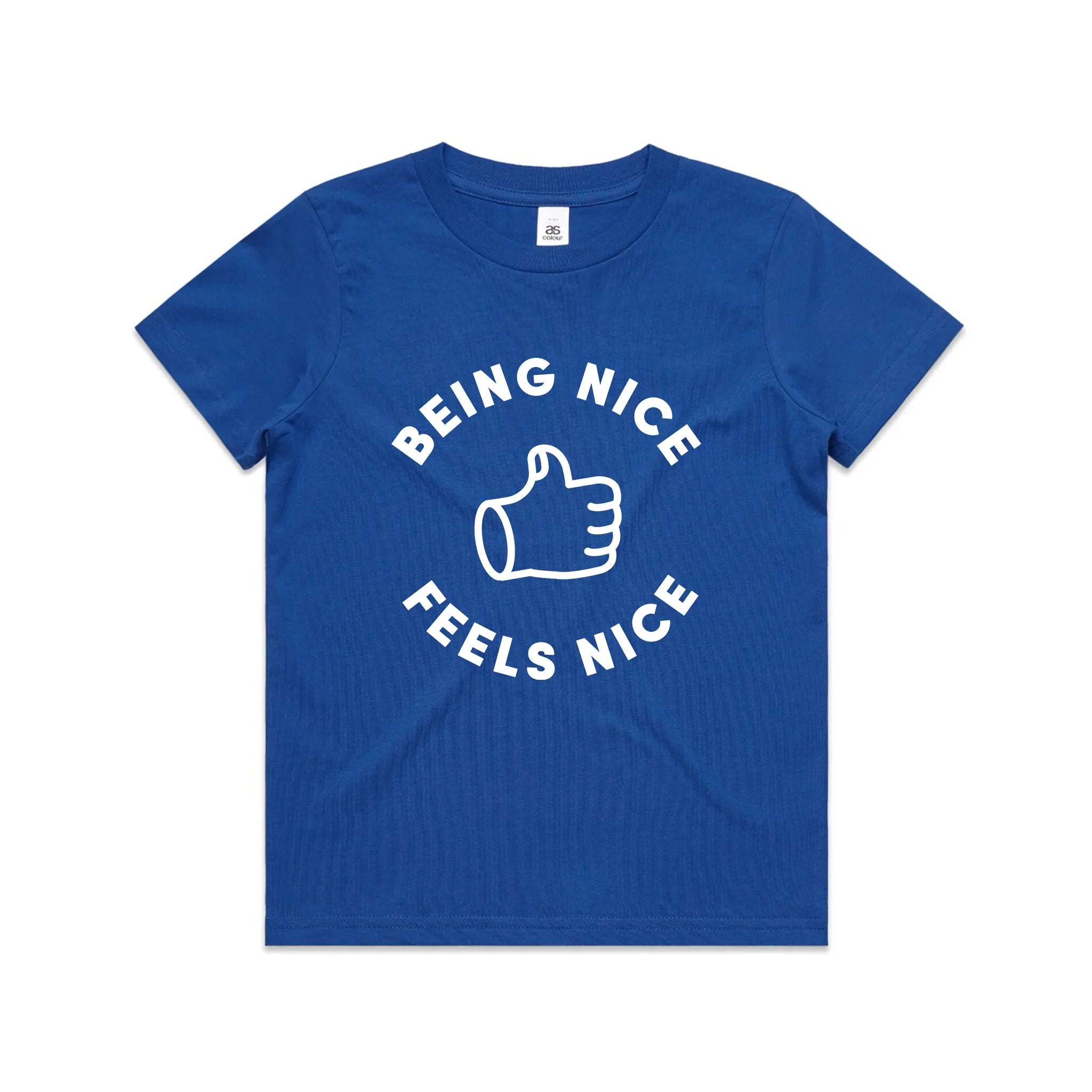 Being Nice Feels Nice Kids Tee Hoodie, Sweatshirt | CiraTrend.com (Image 2)