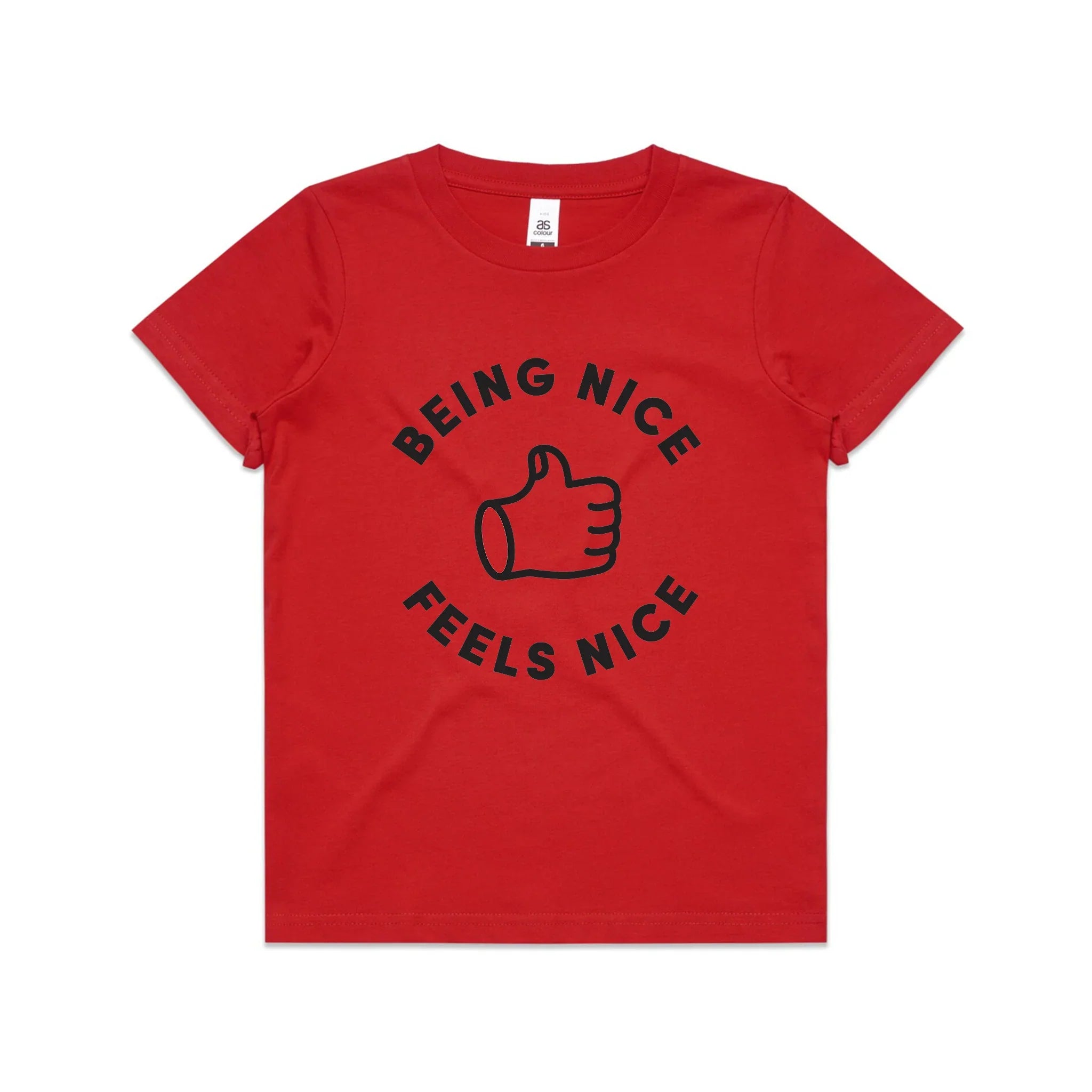 Being Nice Feels Nice Kids Tee Hoodie, Sweatshirt | CiraTrend.com (Image 3)