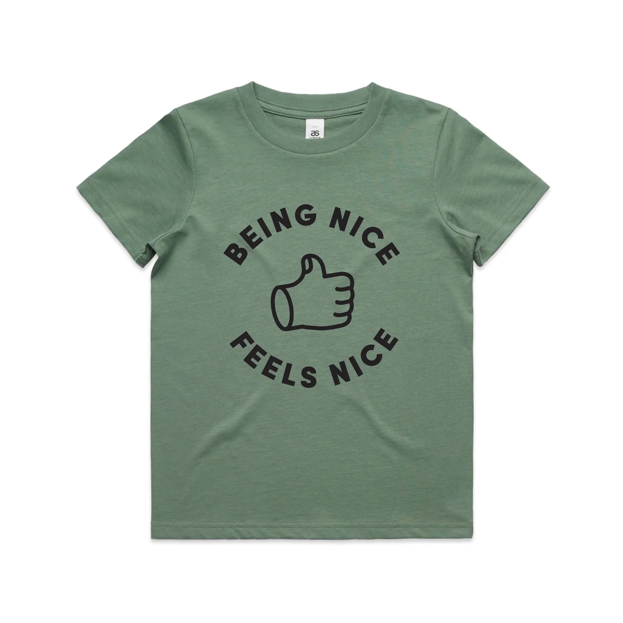 Being Nice Feels Nice Kids Tee Hoodie, Sweatshirt | CiraTrend.com (Image 4)