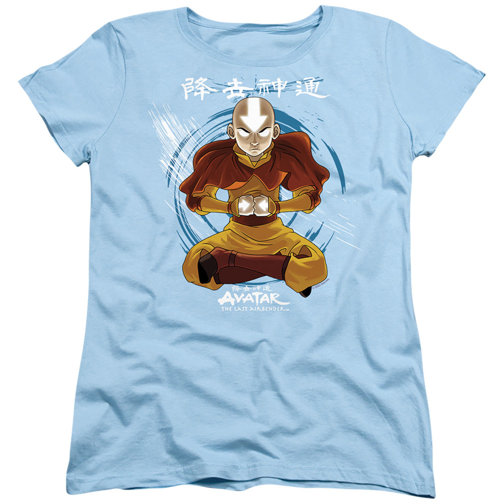 Avatar The Last Airbender Power Of Air Womens T Shirt Light Blue Hoodie, Sweatshirt | CiraTrend.com